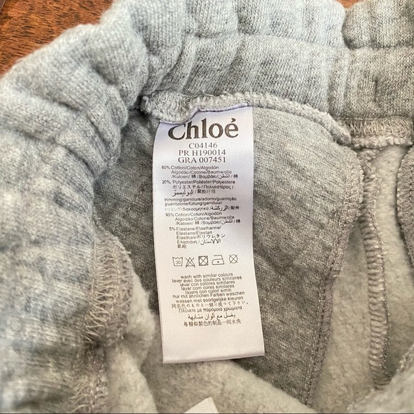 CHLOÉ kids logo trim hoodie and sweatpants. 3T - Picture 11 of 13